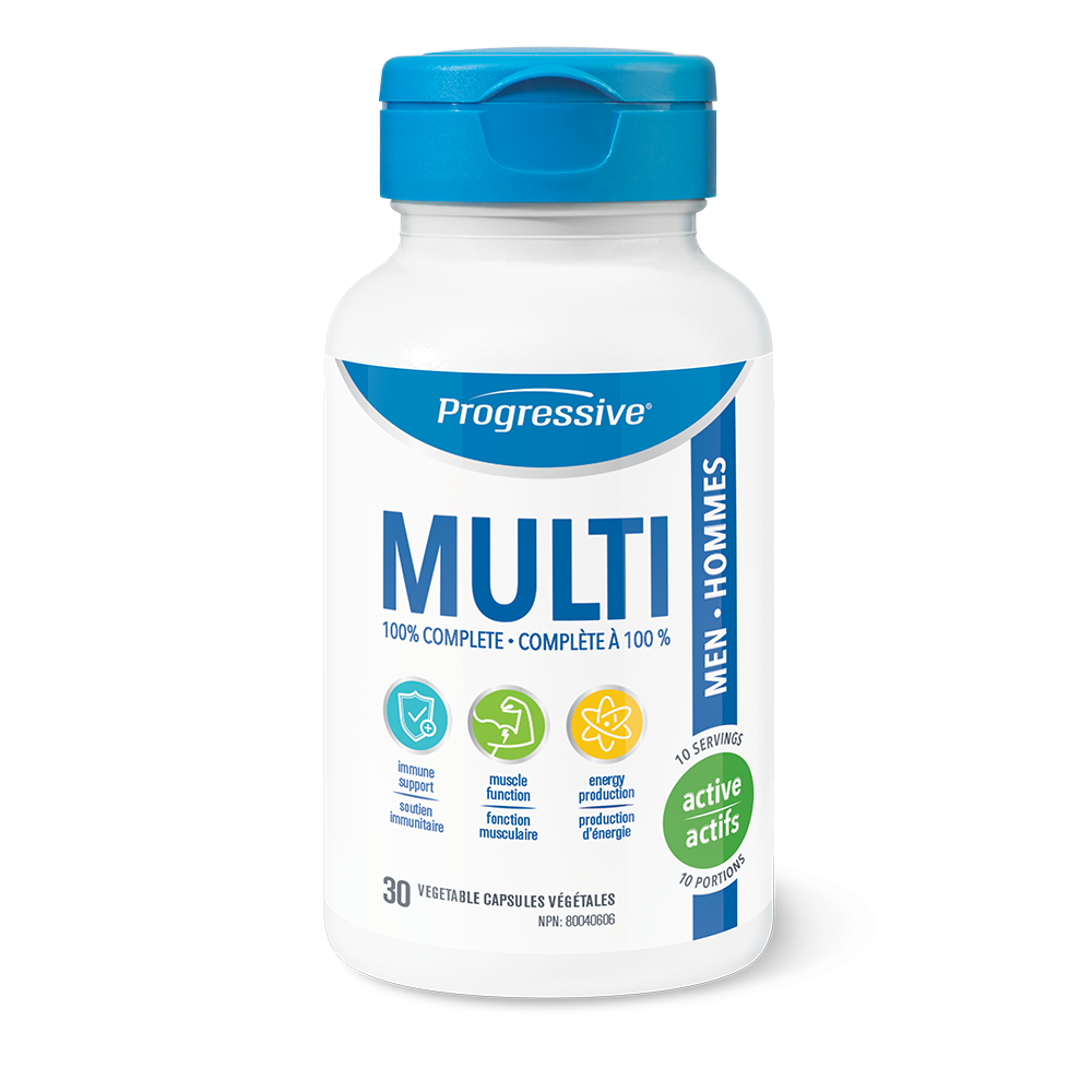 Progressive Active Men's Multi Vitamin 30 Caps