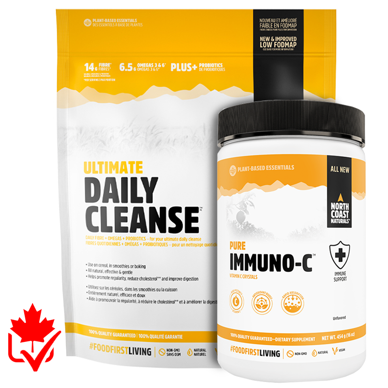 North Coast Naturals Daily Cleanse 1000g + ImmunoC 454g