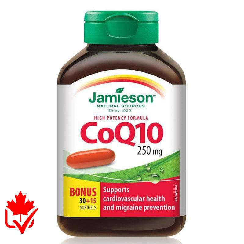 Jamieson CoQ10 250mg 45 Caps
