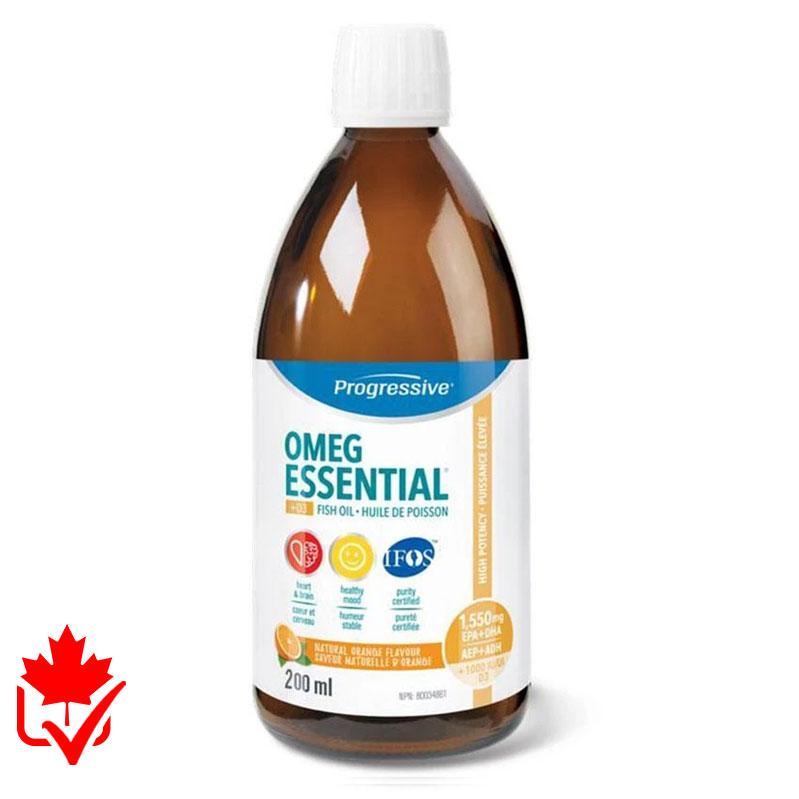 Progressive OmegEssential+D 200ml Orange