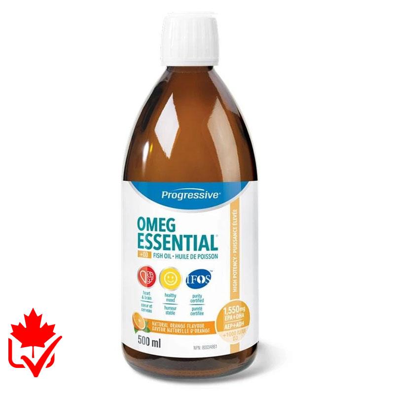 Progressive OmegEssential+D 500ml Orange