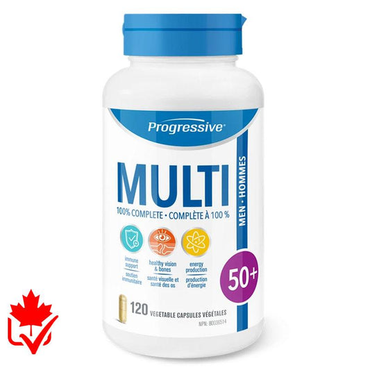 Progressive Adult Multi-Vitamin 50+ 120 Caps